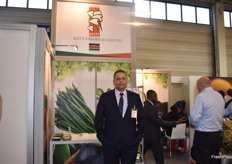 Dipesh Devraj from Kenyan exporting company Keitt. They export avocadoes and beans, amongst other vegetables. 